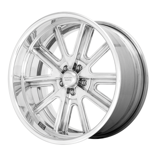 Change main image to: American Racing , Two-piece Polished Center Polished Barrel