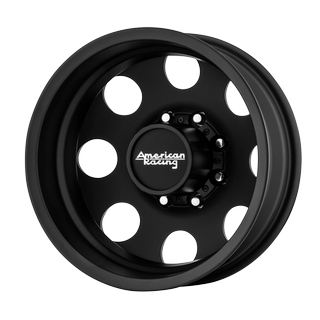 Change main image to: American Racing , Satin Black - Rear