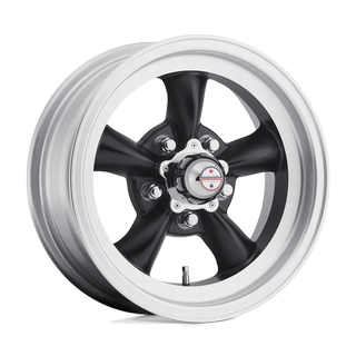 Change main image to: American Racing , Satin  Black w/Machined Lip