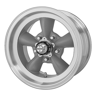 Change main image to: American Racing , Torq Thrust Gray Machined Lip