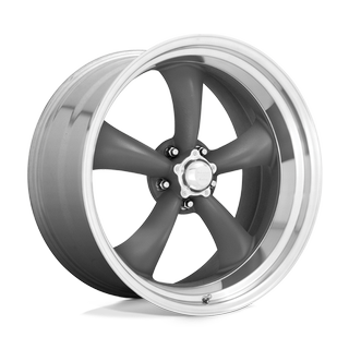 Change main image to: American Racing , Mag Gray w/Machined Lip