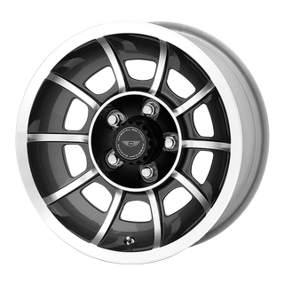 Change main image to: American Racing , Anthracite Machined