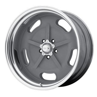 Change main image to: American Racing , Mag Gray w/Center Polished Barrel