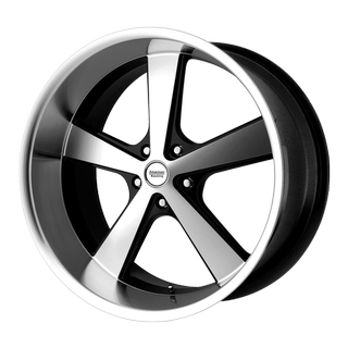 Change main image to: American Racing , Gloss Black Machined