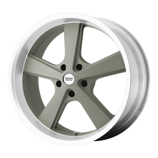 Change main image to: American Racing , Mag Gray Machined Lip