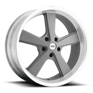 Change main image to: American Racing , Mag Gray w/Machined Lip