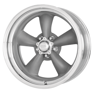 Change main image to: American Racing , Mag Gray Machined Lip