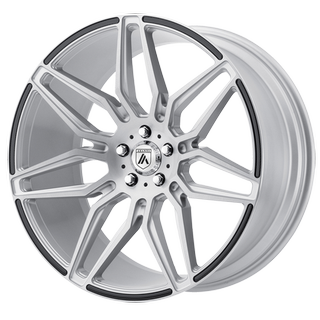 Change main image to: Asanti , Brushed Silver Carbon Fiber Insert