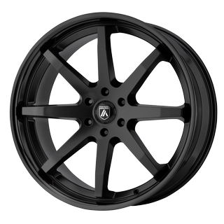 Change main image to: Asanti , Satin Black Gloss Black Lip