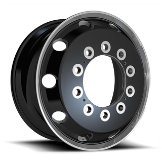 Change main image to: ATX , GLOSSY BLACK W/ POLISHED LIP - FRONT & REAR INNER