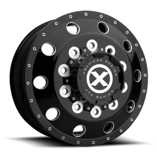 Change main image to: ATX , GLOSS BLACK MILLED - 8.25 FRONT
