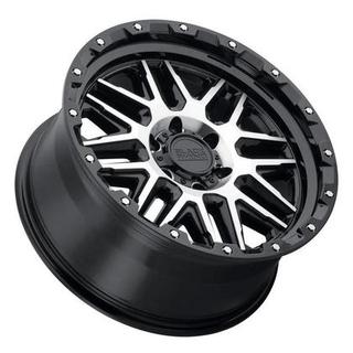 Black Rhino , Gloss Black w/Machined Face & Stainless Bolts