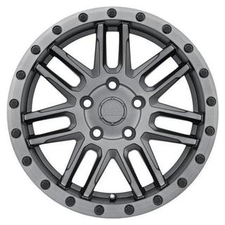 Change main image to: Black Rhino , Matte Brushed Gunmetal w/Black Bolts