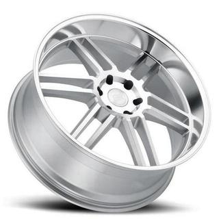 Change main image to: Black Rhino , Silver w/Mirror Cut Face & Lip