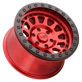 Change main image to: Black Rhino , Candy Red w/Black Ring & Black Bolts