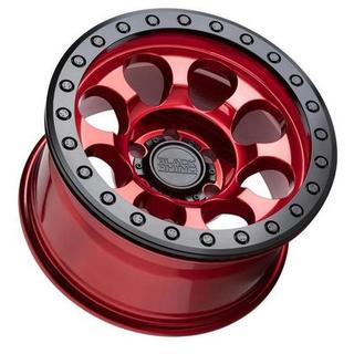 Change main image to: Black Rhino , Candy Red w/Black Ring & Black Bolts