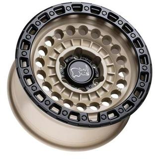 Change main image to: Black Rhino , Desert Sand w/Black Lip Edge