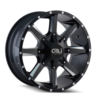 Change main image to: Cali Off-Road , Satin Black/milled Spokes