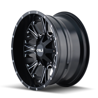 Change main image to: Cali Off-Road , Satin Black/milled Spokes