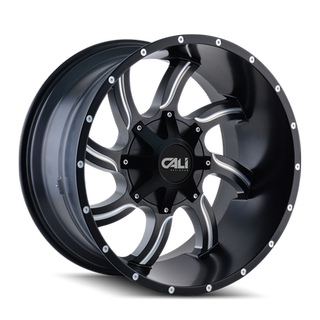 Change main image to: Cali Off-Road , Satin Black/milled Spokes