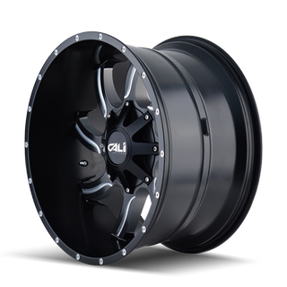 Change main image to: Cali Off-Road , Satin Black/milled Spokes