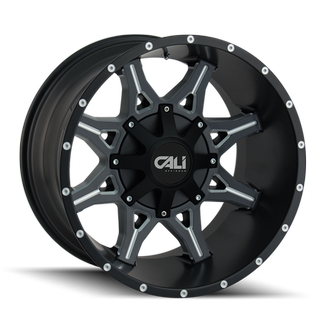 Change main image to: Cali Off-Road , Satin Black/milled Spokes