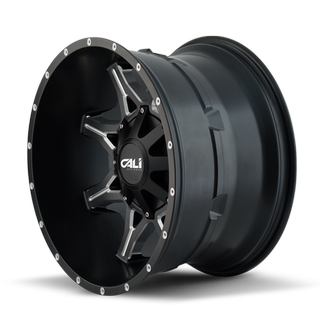 Change main image to: Cali Off-Road , Satin Black/milled Spokes