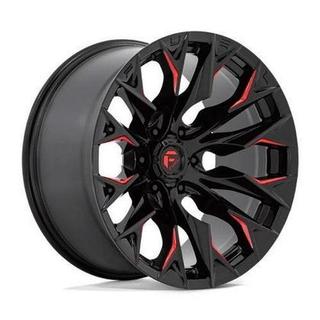 Change main image to: Fuel , Gloss Black Milled w/Candy Red