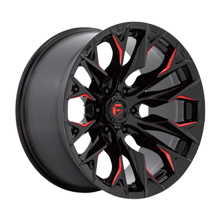 Change main image to: Fuel , Gloss Black Milled w/Candy Red