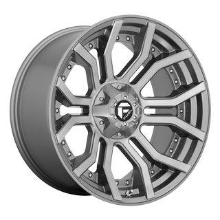 Change main image to: Fuel , Brushed Gun Metal Tinted Clear