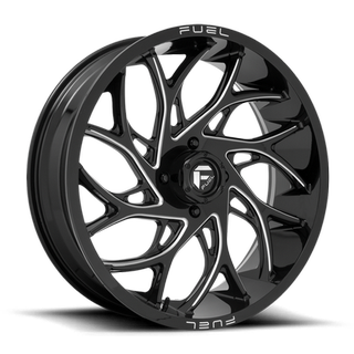 Fuel UTV RUNNER, Gloss Black Milled