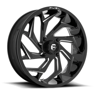 Fuel UTV REACTION, Gloss Black Milled