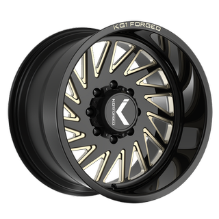 Change main image to: KG1 Forged , Gloss Black Gold Mille