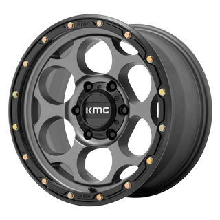 Change main image to: KMC , Satin Gray With Black Lip