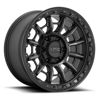 Change main image to: KMC , Satin Black w/Gray Tint