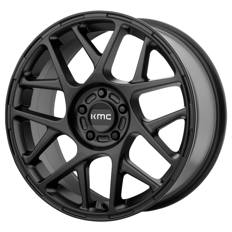 KMC Alpine 15X7 5X100.00 Satin Black 15 MM Wheel 