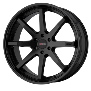 Change main image to: KMC , Satin Black Gloss Black Lip