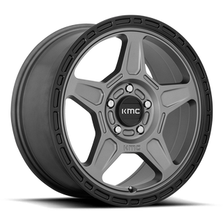 Change main image to: KMC , Satin Gray w/Black Lip