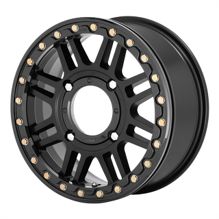 Change main image to: KMC , Satin Black With Gloss Black Ring