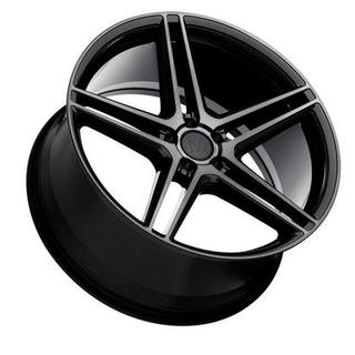 Change main image to: Mandrus , Semi Gloss Black w/Mirror Cut Face & Translucent Clear