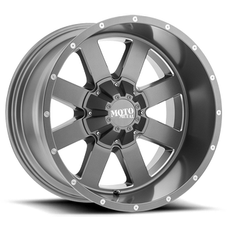 Moto Metal , Satin Gray Milled