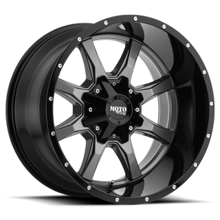 Change main image to: Moto Metal , GLOSS GRAY CENTER W/ GLOSS BLACK LIP