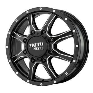 Change main image to: Moto Metal , Satin Black Milled - Front