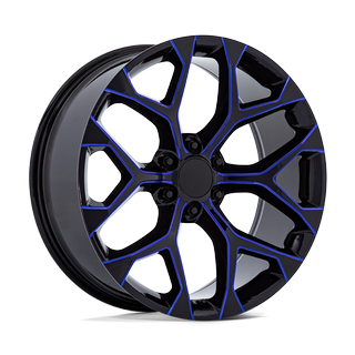 Change main image to: OE Creations , GLOSS BLACK MACHINED W/ BLUE MILLING