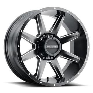 Raceline STRYKER, Satin Black Milled