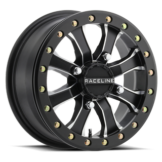 Change main image to: Raceline , Satin Black Machined Face