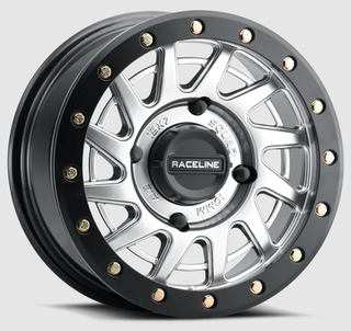 Change main image to: Raceline ATV/UTV , Hyper Silver w/Satin Black Ring