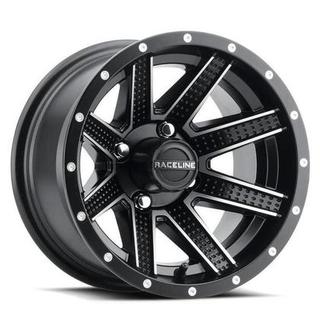 Change main image to: Raceline ATV/UTV , Satin Black Machined