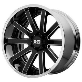 Change main image to: XD Series , Gloss Black Milled Center w/Chrome Lip