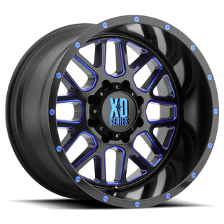 Change main image to: XD Series , SATIN BLACK MILLED W/ BLUE TINTED CLEAR COAT